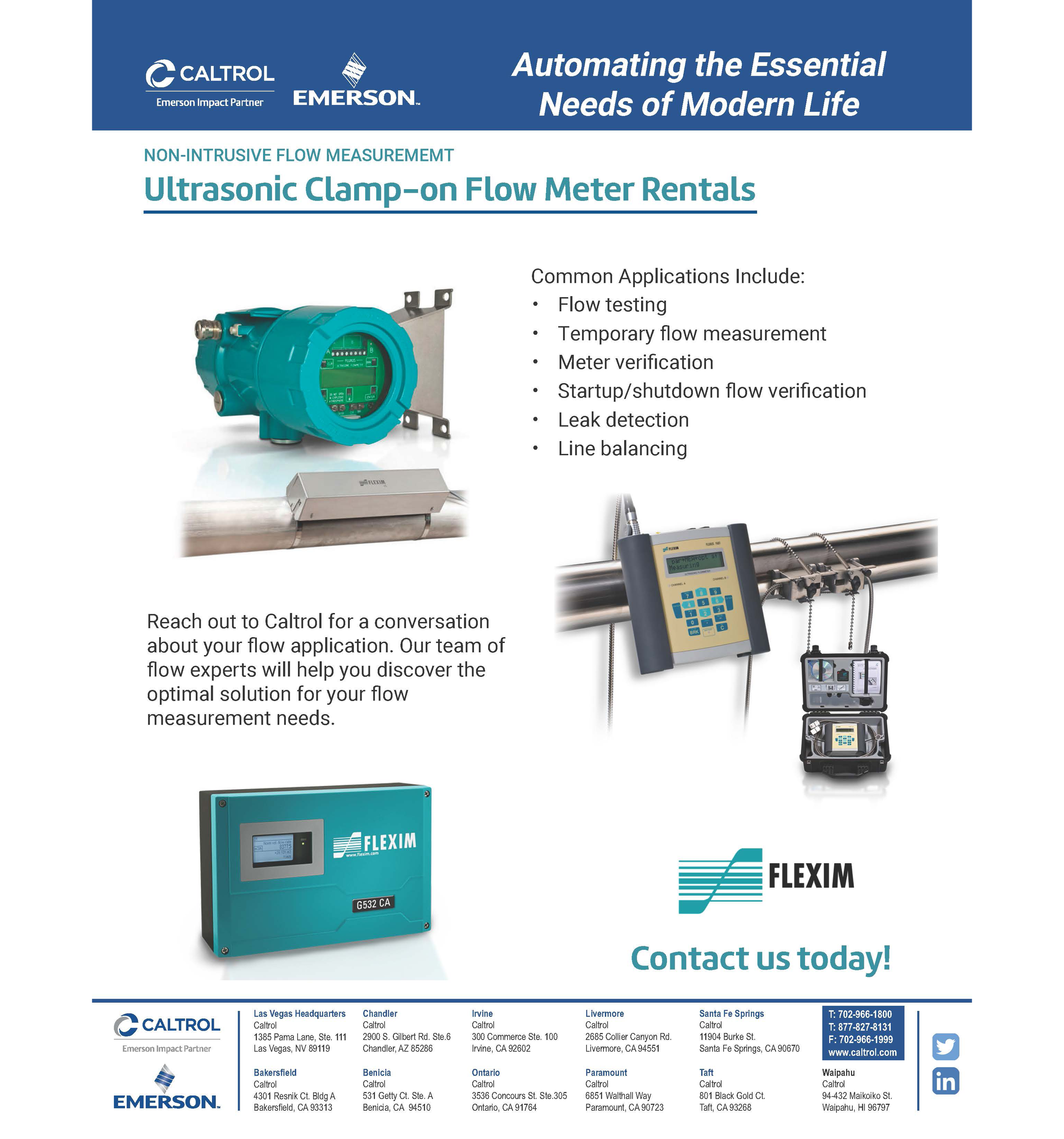 Flexim Rental Process